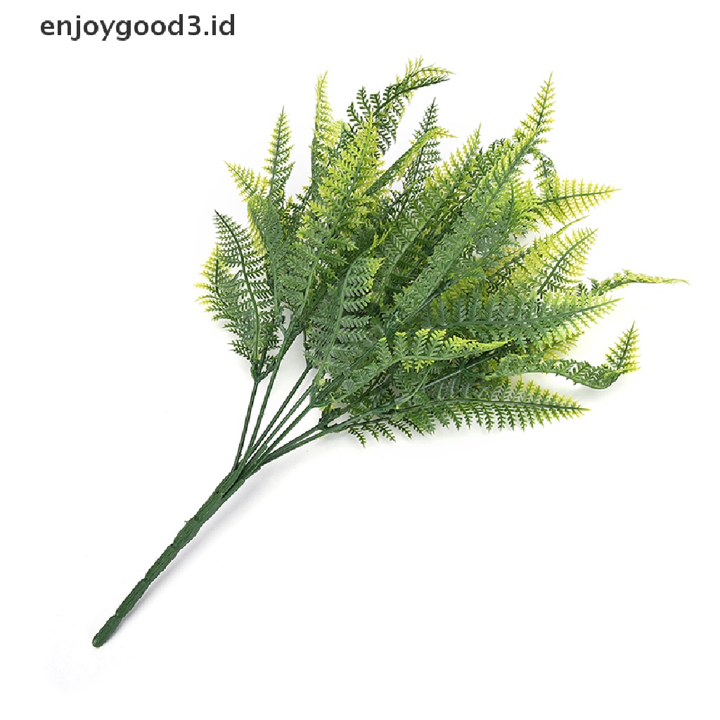 【Rready Stock】 7 Branches Artificial Asparagus Fern Grass Plant Flower Home Floral Accessories （ID）