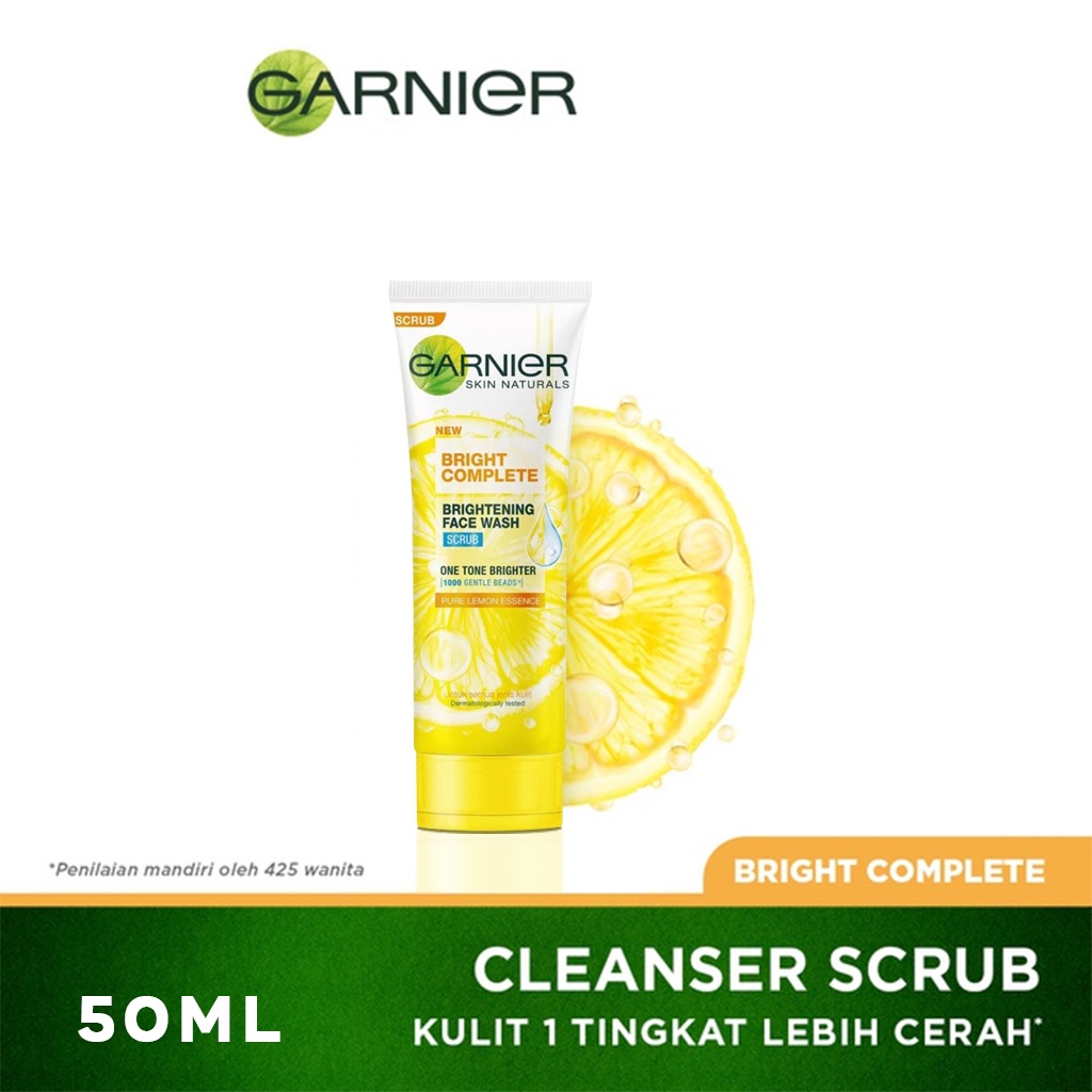 Garnier Bright Complete Scrub 50ml &amp; 100ml