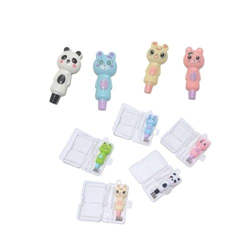 Pembersih Telinga LED / Earpick Flashlight / Korek Kuping Lampu Anak Karakter | gratis baterai cadan