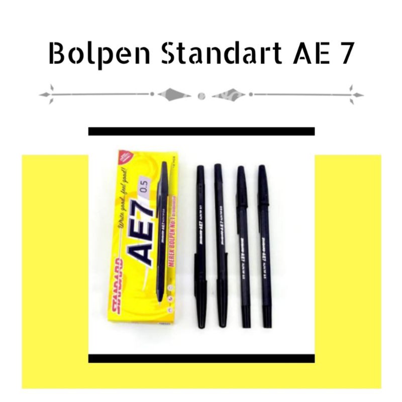 

Bolpen Standart AE 7 isi 12 pcs