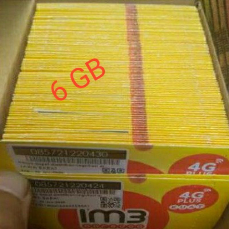 Kartu Internet Indosat 6GB