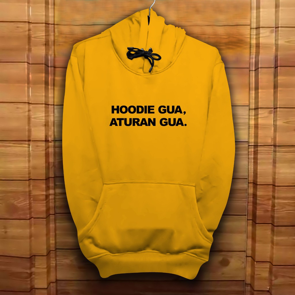 Hoodie Pria / Hodie Pria  / Jaket Pria / Sweater Hoodie Aturan Gua Bahan Fleece UK L-XL