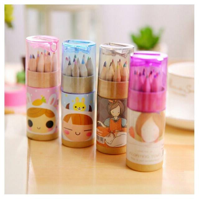

Pensil Warna Tabung Mini Floating Town & Chibi Face