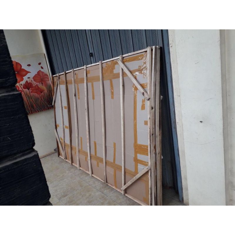 Tambahan Packing Kayu untuk lukisan ukuran 100x40 cm