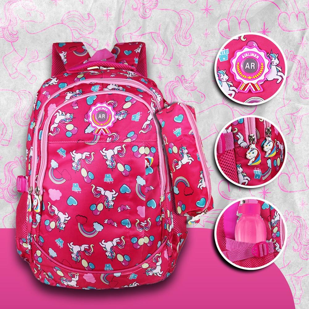 [KODE 9002] Tas Sekolah ABG Ransel Anak Perempuan Tas Sekolah Remaja SMP-SMA Ransel ABG Import