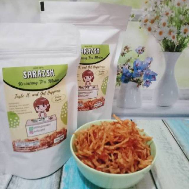 

Kerintang Teri Medan 120gr (Pedas Gurih)