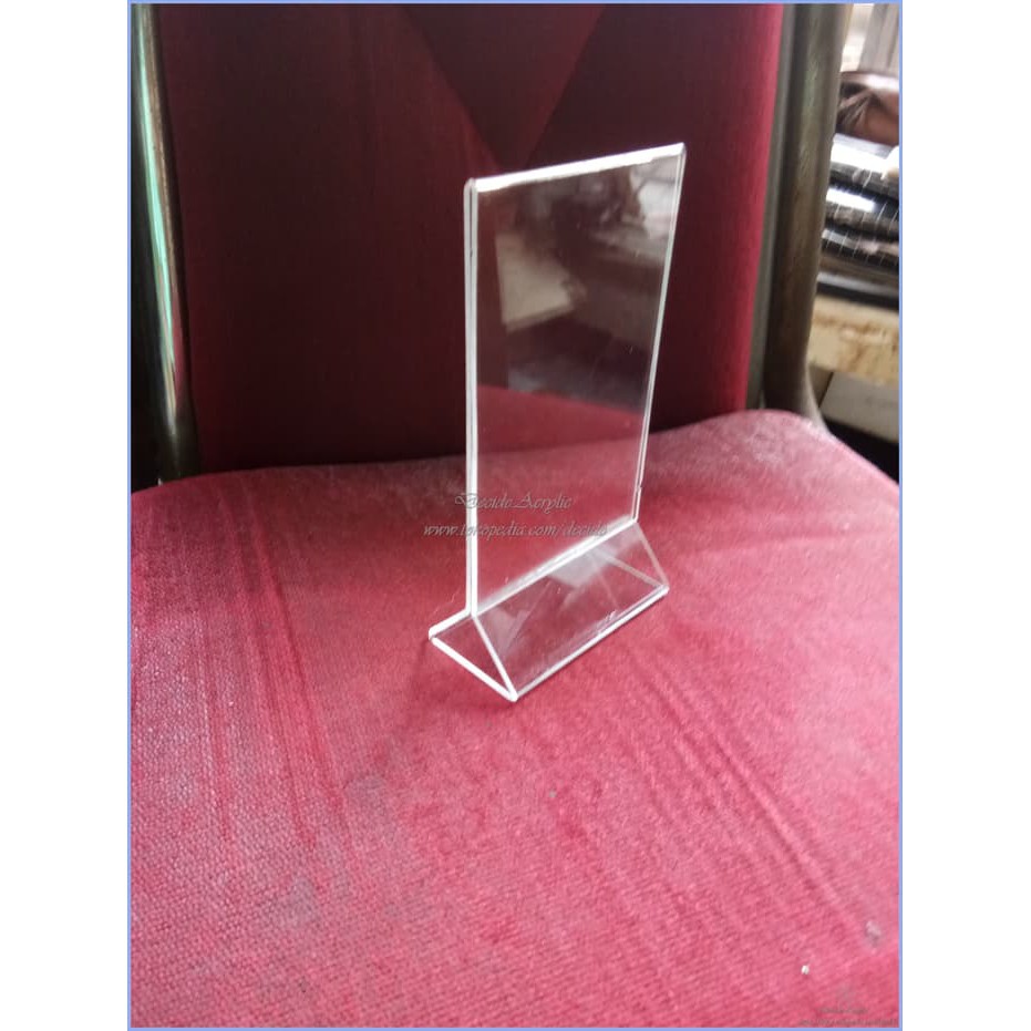 

Decide Acrylic Akrilik Nomer Meja Kaki Segitiga 7x15