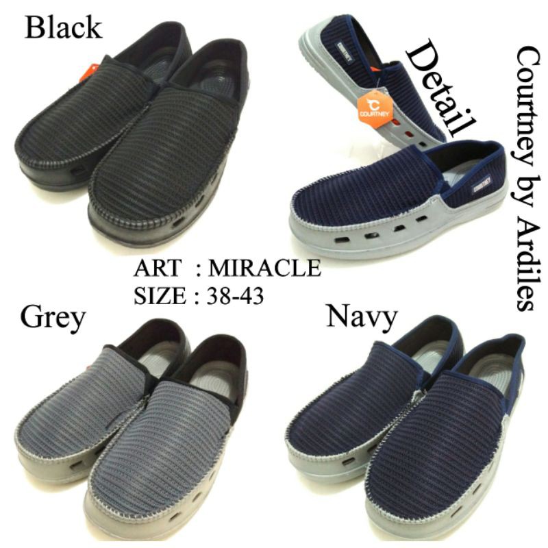 SEPATU SLIP ON PRIA MIRACLE COURTNEY BY ARDILES SIZE 38-43