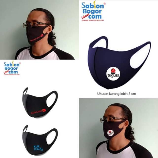 Masker scuba sablon termurah