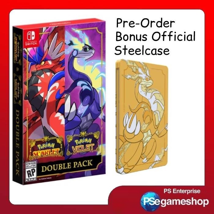 Nintendo Switch Pokemon Scarlet/Violet Double Pack (Asia/English)