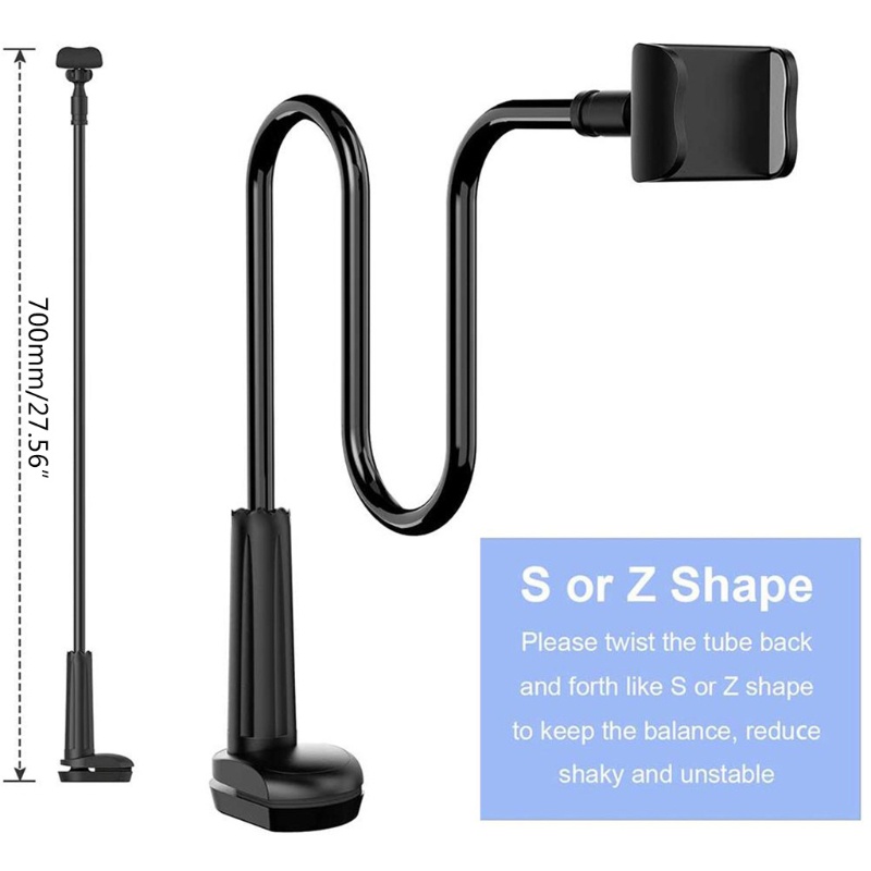 VIVI   Multifunction Camera Gooseneck Desk Mount Portable Adjustable Phone Clamp Bracket Lazy Stand