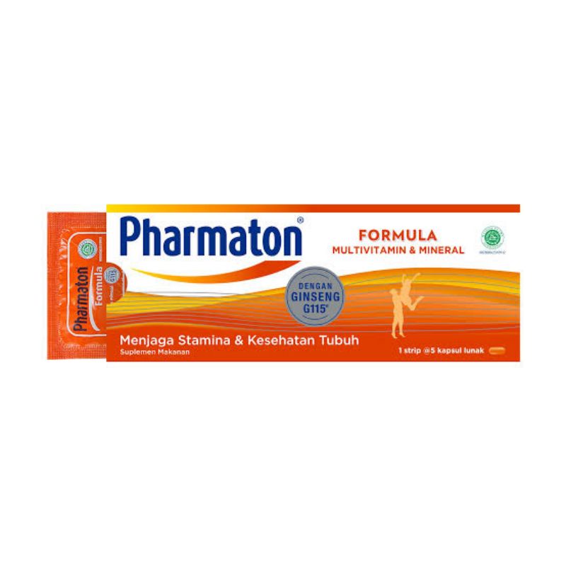 Pharmaton Formula Dengan Ginseng G115 / Multivitamin &amp; Mineral / Daya Tahan tubuh / Suplemen Makanan