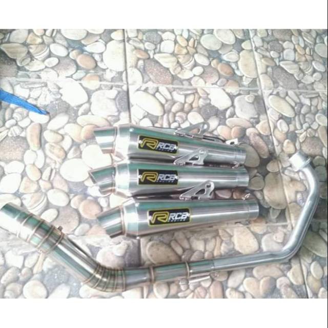 Knalpot rcb for sonic. Satria fu. Gsx r. Vixion dll