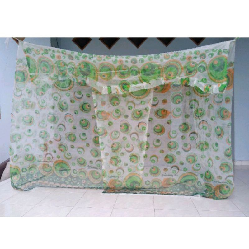 Kelambu Esbet Tebal uk 180x200 polkadot/kelambu Dewasa/kelambu Tebal