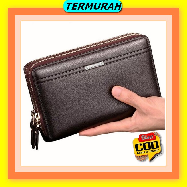 Clutchbag Casual Pria Clutch Bag Antiair Waterproof Tas Handbag Kondangan Pesta Hand Pouch Formal No