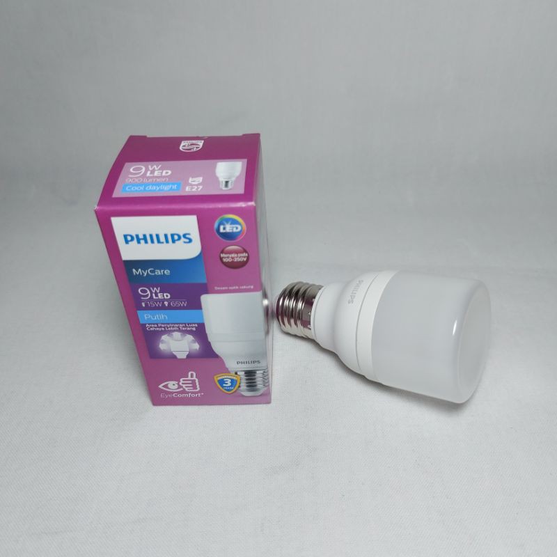 New Philips My Care LED BRIGHT 9 Watt Cahaya Putih Cool Daylight