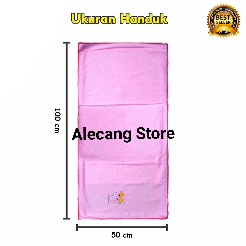 Play Room Handuk Mandi Bayi Ukuran 100 x 50 cm