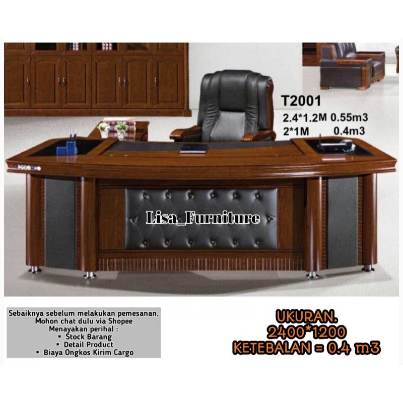 Meja Direktur|Meja Direktur Kantor|Meja Direktur Minimalis Modern|Meja Direktur Jati|Meja Direktur M