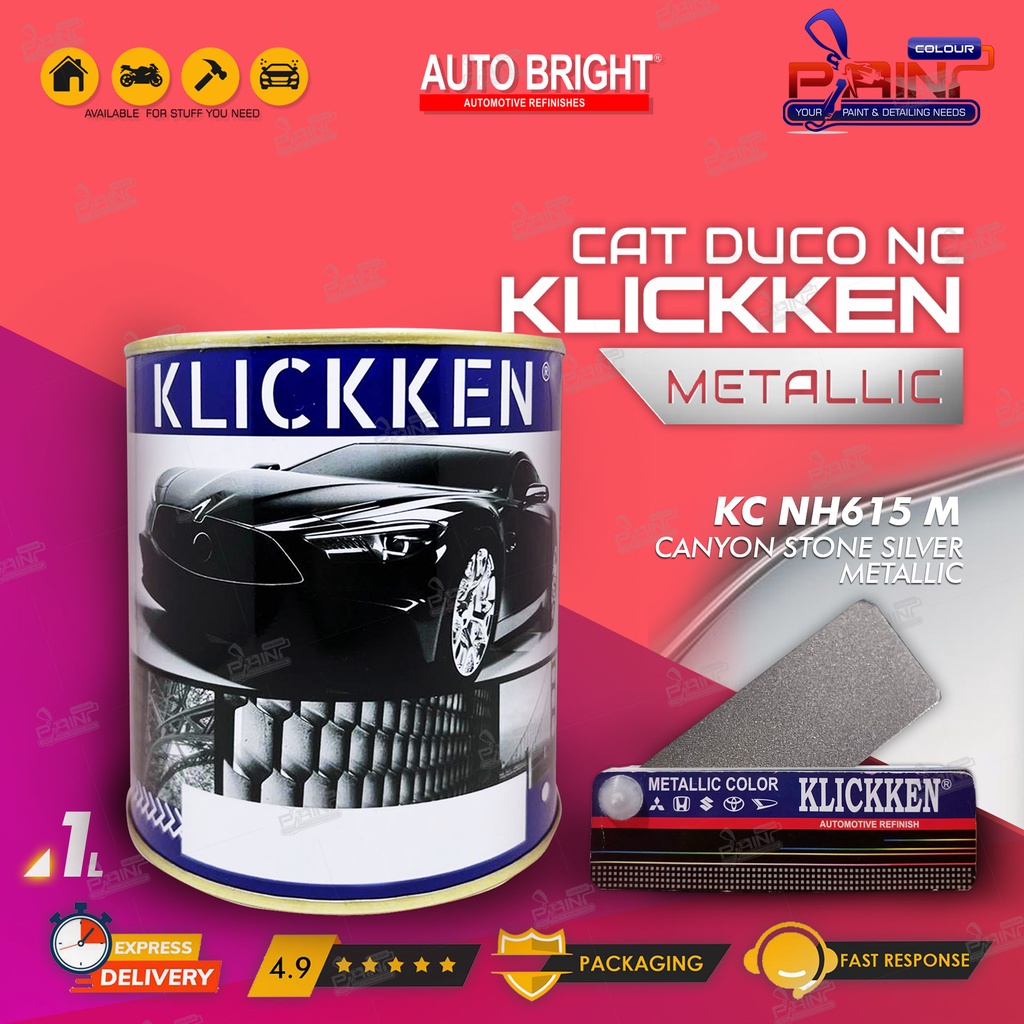 Cat Duco Metallic KLICKKEN METALLIC - KC NH615M CANYON STONE SILVER