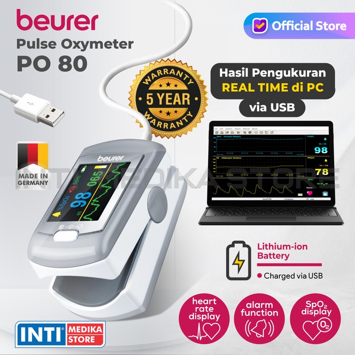 Beurer - Pulse Oxymeter Po 80 Pulse Oximeter Fingertip Beurer #98