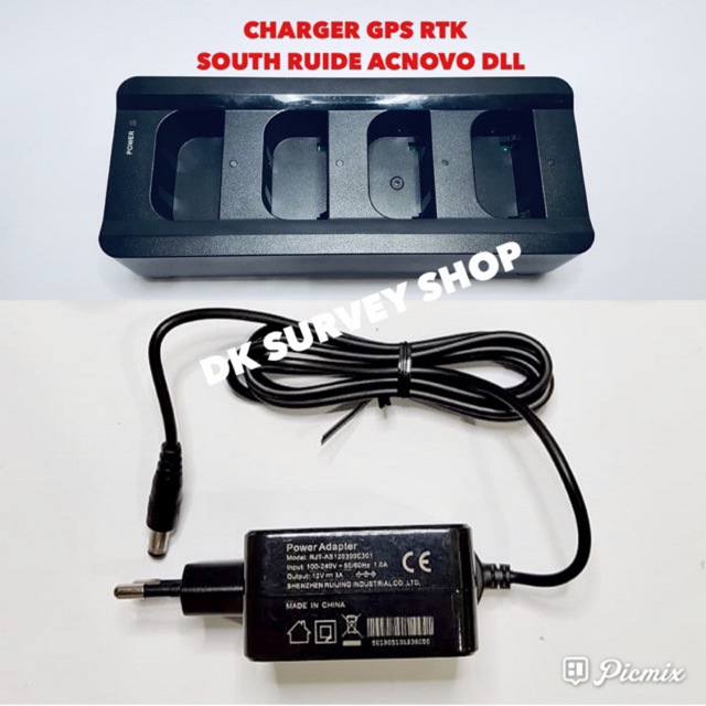 Jual CHARGER BATTERY GPS RTK CHARGER BATERAI GPS RTK GNSS SOUTH RUIDE