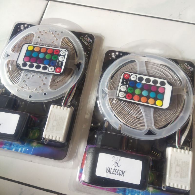 led strip rgb komplit dengan remote