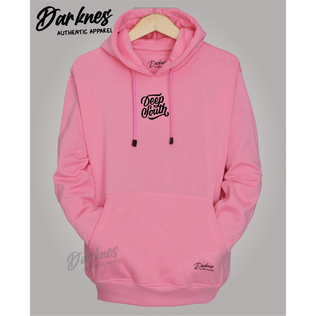 Jaket Hoodie Pria Cod Aesthetic List Deep South Warna PinkSweater Hoodie Polos Pria Wanita Premium Hodie Pria Distro Flece Tebal Distro Kota Bandung Terbaru Terpopuler Dan Terlaris Oversize Unisex