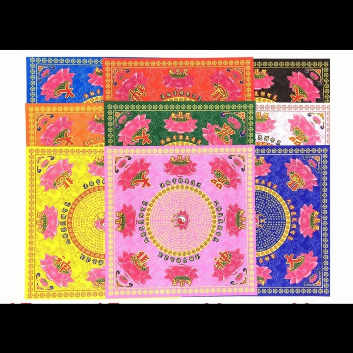 Kertas Sembahyang - Kertas Sembahyang Import Tapeizhou Taiwan 9 Warna.