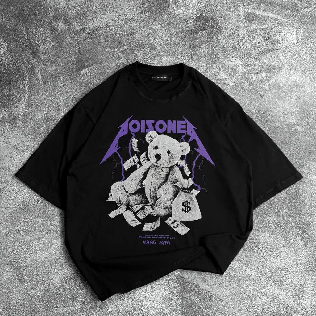 [Oversize] BAJU KAOS OVERSIZE / OVERSIZE T-SHIRT &quot;poisoner&quot;