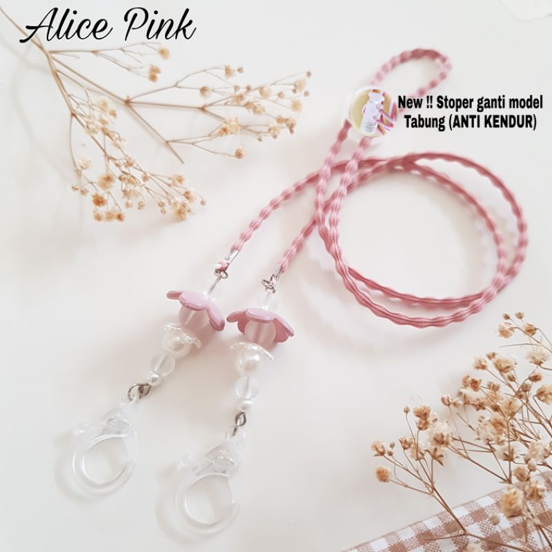 STRAP MASKER HIJAB  2 IN 1 ALICE / KALUNG MASKER / TALI MASKER / LANYARD MASK STOPER 2IN1