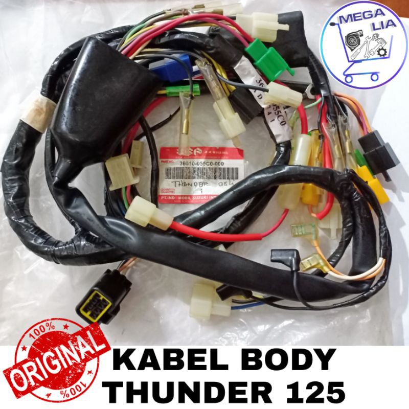 Kabel Bodi / Kable Body Thunder 125 (2004-2005) 100% ORI SGP SUZUKI 36610-055C0-000