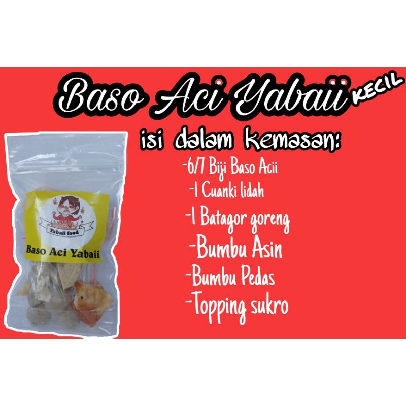 

BasoAci Yabaii Gratis ONGKIR Murah Enak