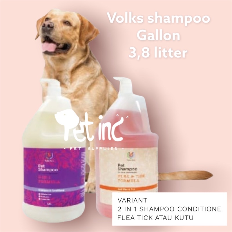 VOLKS shampoo galon 3,8 litter