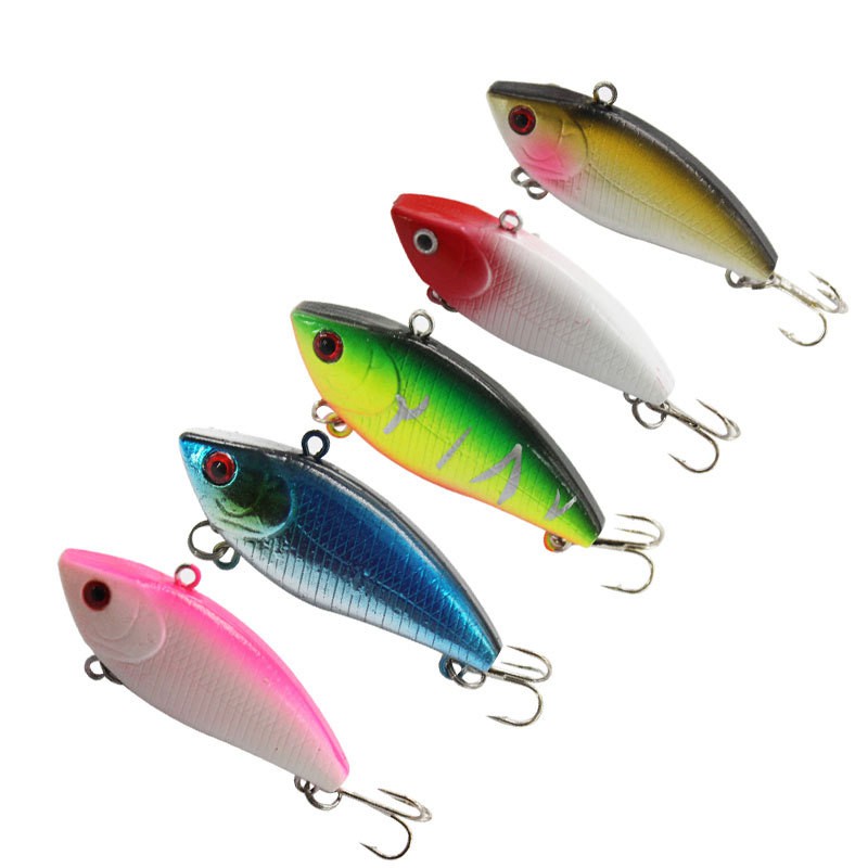 Shengyao 1Pcs New Sinking Umpan Pancing VIB Fishing Lure 5cm 5g Swimbait Jigging Bass Wobbler Kail Memancing Tackle