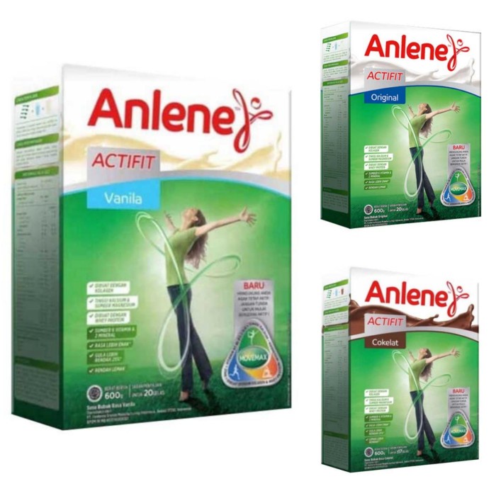 

ANLENE ACTIFIT VANILA ORIGINAL COKLAT 600G 600GRAM 600G 600 G GRAM GR MANJUR