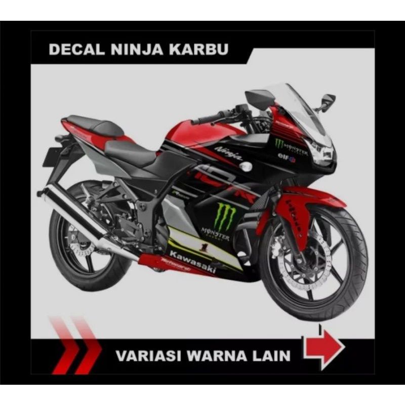 DECAL FULL BODY NINJA KARBU 250/NINJA 250 KARBU