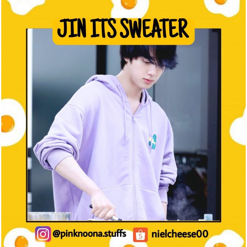 JIN BTS IN THE SOOP SWEATER