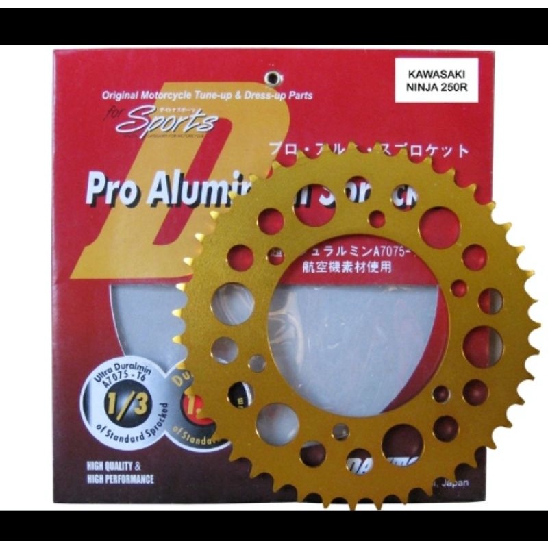 GEAR GIR DURALUMIN 415 NINJA250 R25 ORIGINAL JAPAN