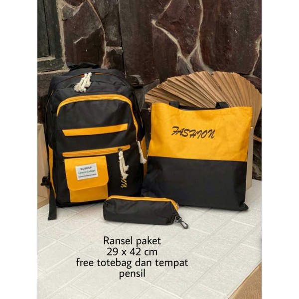 Ransel Paket Tas Wanita Ukuran Besar