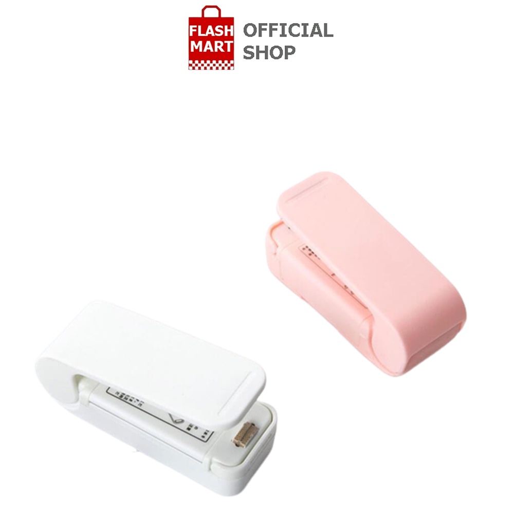 Flashmart Alat Perekat Plastik Mini Hand Heat Sealer Press Mini Hand Sealer perekat plastik serba guna Dapat digunakan untuk merekat plastik, bungkus snack, dll. Dengan ukuran yang reatif kecil maka Hand Sealer Mini ini dapat dibawa kemana dan kapan saja