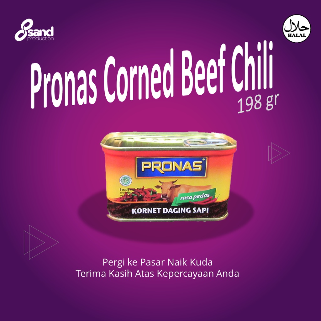 

Pronas Corned Beef Chili 198 gr