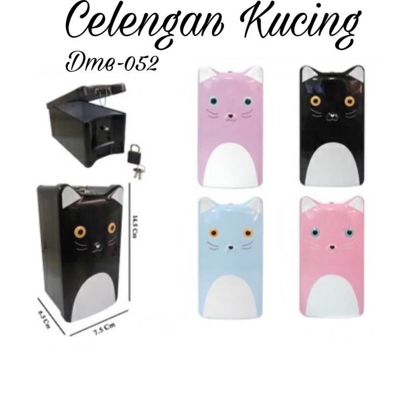 Celengan / Celengan Gembok Kucing / Celengan Viral / Celengan Dme 052
