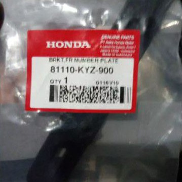 Bracket Plat Nomor Depan 81110-KYZ-900
