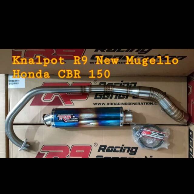 CUCI GUDANG KNALPOT R9 CBR 150 NEW MUGELO ORI 1000%   *