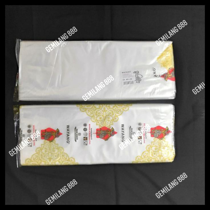 Plastik Pp Wayang 40X60, Plastik Pp Bening