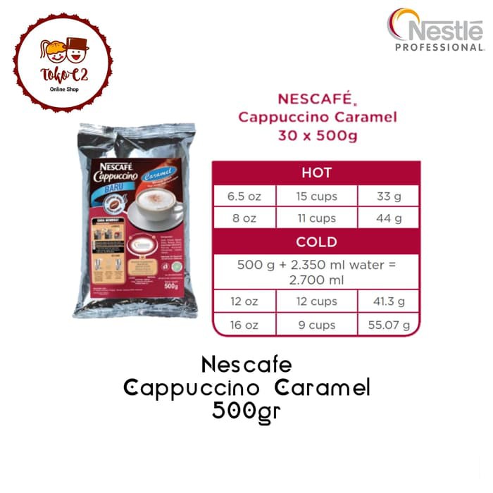 

NESCAFE Cappucino Caramel 500gr Nestle Professional - kkp736