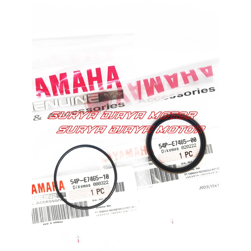 SEAL SIL PULLY PULY PULI MIO J XRIDE SOUL GT FINO F1 KECIL BESAR ORI 54P-E7465-00 54P-E7465-10