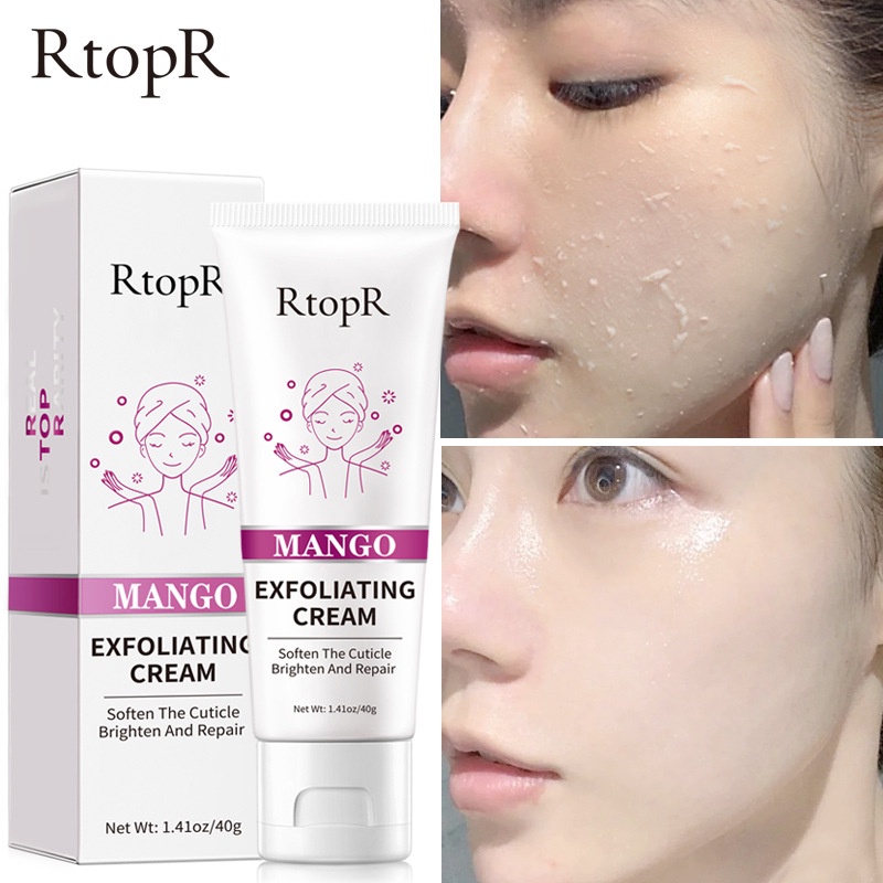RtopR MANGO Exfoliating Cream Whitening Moisturizer Repair Facial Scrub Cleaner Skin Scrub