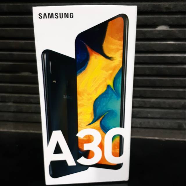 SAMSUNG GALAXY A30 4/64GB Hitam Black Segel Baru BNIB Garansi Resmi Sein A 30
