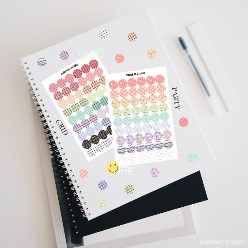 

Durrani Studio Deco Sticker Sheet Dots